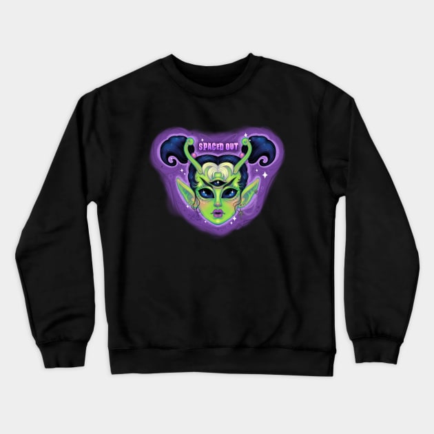 SPACED OUT! Crewneck Sweatshirt by The Asylum Countess